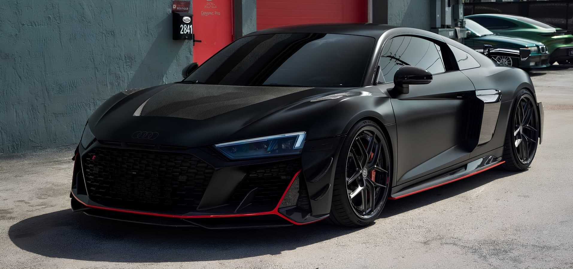 Mustang Shelby → Audi R8, après transformation