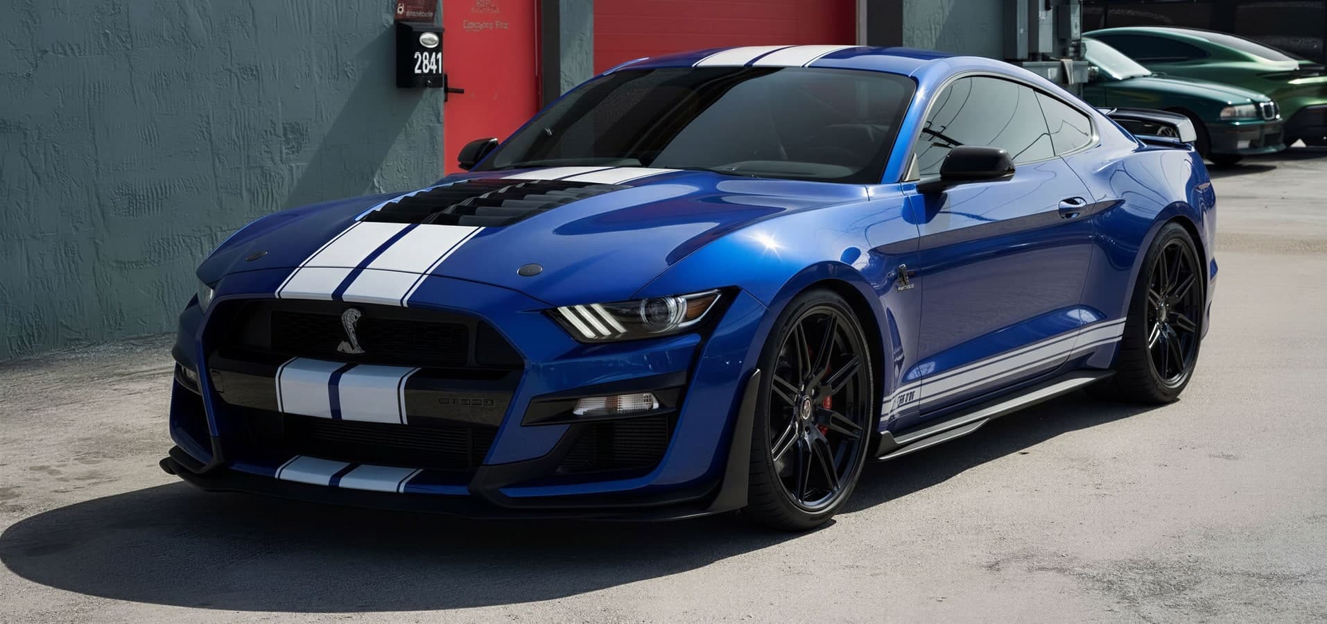 Mustang Shelby → Audi R8, avant transformation